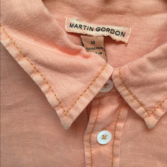 Martin Gordon Linen Dress Shirt - Picture 2 of 4